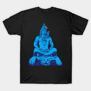 Shiva Meditate Adiyogi Mahadev Aum namah shivaya T-Shirt